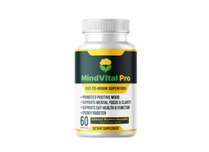 KIDS MindVital Pro Gut-To-Brain Superfood. Plant-Based to Promote Positive Mood, Supports Mental Focus & Clarity, Supports Gut Health & Function, Energy Booster